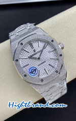 Audemars Piguet Royal Oak 15410BC White Dial 41MM Swiss APS Replica Watch 01