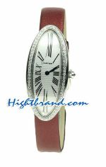Cartier Baignoire Crash Diamond Ladies Swiss Replica Watch 02