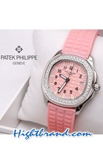 Patek Philippe Luce Ladies First Pink Dial Swiss Replica Watch 12