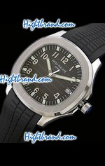 Patek Philippe Aquanaut Black Dial Swiss Watch 18