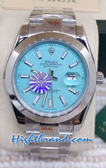 Rolex Datejust CanDY Blue Dial 41mm Replica Watch 06