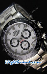 Rolex Daytona Ceramic White Dial Swiss Replica Watch 24