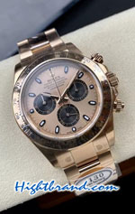 Rolex Daytona Everose Rose Gold Dial Swiss Clean Replica Watch 08