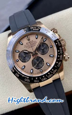 Rolex Daytona Everose Rose Gold Dial Swiss Clean Replica Watch 05