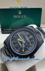 Rolex Milgauss Darth Vade Black Dial Replica Watch 11