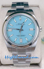Rolex Oyster Perpetual Blue Dial 41mm Replica Watch 03
