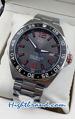 Tag Heuer F1 Black Dial Red 44mm Replica Watch 07