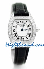 Cartier Tortue Diamond Ladies Swiss Replica Watch 01