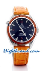 Omega Seamaster - Planet Ocean Leather Watch 1