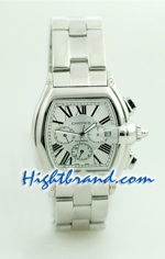 Cartier Roadster Automatic White Face 4