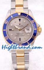 Rolex Submariner Two Tone Silver Face