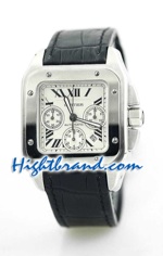 Cartier Santos 100 Swiss Replica Watch 3