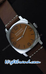 Panerai Radiomir California Vintage Homage in Orange Dial Swiss Replica Watch 09