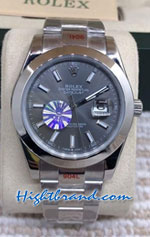 Rolex Datejust CanDY BlackGrey Dial 41mm Replica Watch 04