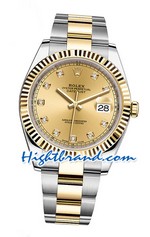 Rolex Replica Datejust II Gold Swiss Watch 04