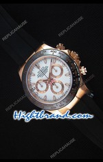 Rolex Daytona Everose White Dial Swiss Watch 21