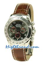 Rolex Replica Daytona Swiss Leather Watch 03