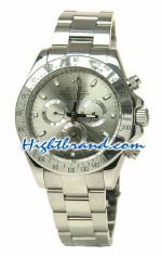 Rolex Replica Daytona Silver Watch 42MM - 1
