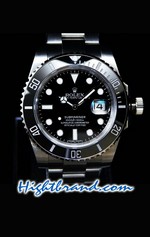 Rolex Submariner Black Dial Ceramic Swiss Model 2836 Replica Watch