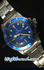 Tudor Oyster Prince Vintage 200M Blue Dial Swiss Replica Watch 05