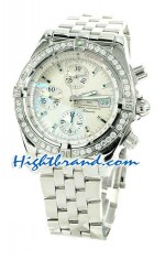 Breitling Evolution Diamonds Bezel Swiss Replica Watch 01