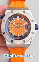 Audemars Piguet Royal Oak 15710 Diver Orange Dial 42MM Swiss JF Replica Watch 05