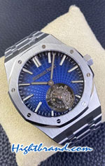 Audemars Piguet Royal Oak Flying Tourbillon Blue Dial 41mm Replica Watch 03