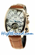Franck Muller Conquistador Pink Gold Replica Watch 03
