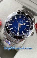 Omega Seamaster Ceramic BlackBlue Dial 44mm Replica Watch 05