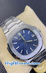 Patek Philippe 40th Nautilus 57111P Blue Dial Swiss 3KF Replica Watch 03<font color=red>หมดชั่วคราว</font>