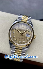 Rolex Datejust 36mm Two Tone Gold Fluted Motif Dial 3235 VSF Swiss Replica Watch 03