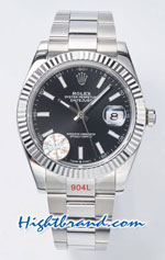 Rolex Datejust 41mm Black Dial Swiss Replica Watch 02