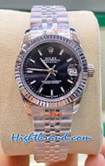 Rolex DateJust Black Dial Jubilee 31mm Replica Watch 01