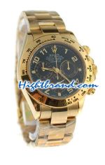 Rolex Replica Daytona Gold Swiss Watch 09