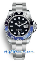 Rolex GMT Masters II Batman Black Blue 3285 - Swiss Noob Replica Watch 16
