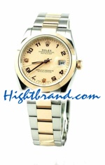 Rolex Datejust Mens Replica Watch - Pink Gold 03