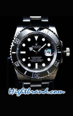 Rolex Submariner Black Swiss Model 3135
