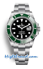 Rolex Submariner Black Dial LV Kermit Green 41mm Starbucks Swiss Replica Watch 02