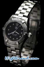 Tag Heuer Aquaracer Black Dial Ladies 27mm Swiss Replica Watch 01