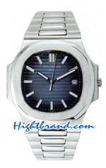 Patek Philippe Nautilus Blue Dial Replica Watch 05