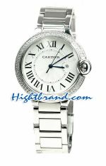 Cartier De Balloon Diamond 38MM Swiss Replica Watch - Mens 02