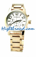 Mont Blanc Timewalker Gold Replica Watch