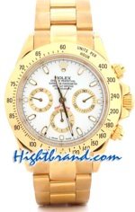 Rolex Daytona Gold White Face 1