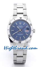Rolex Replica DateJust Turn-o-Graph Blue Face