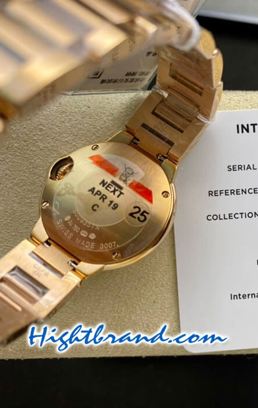 Cartier De Ballon Gold Casing 28MM Ladies Swiss V6 Replica Watch 11