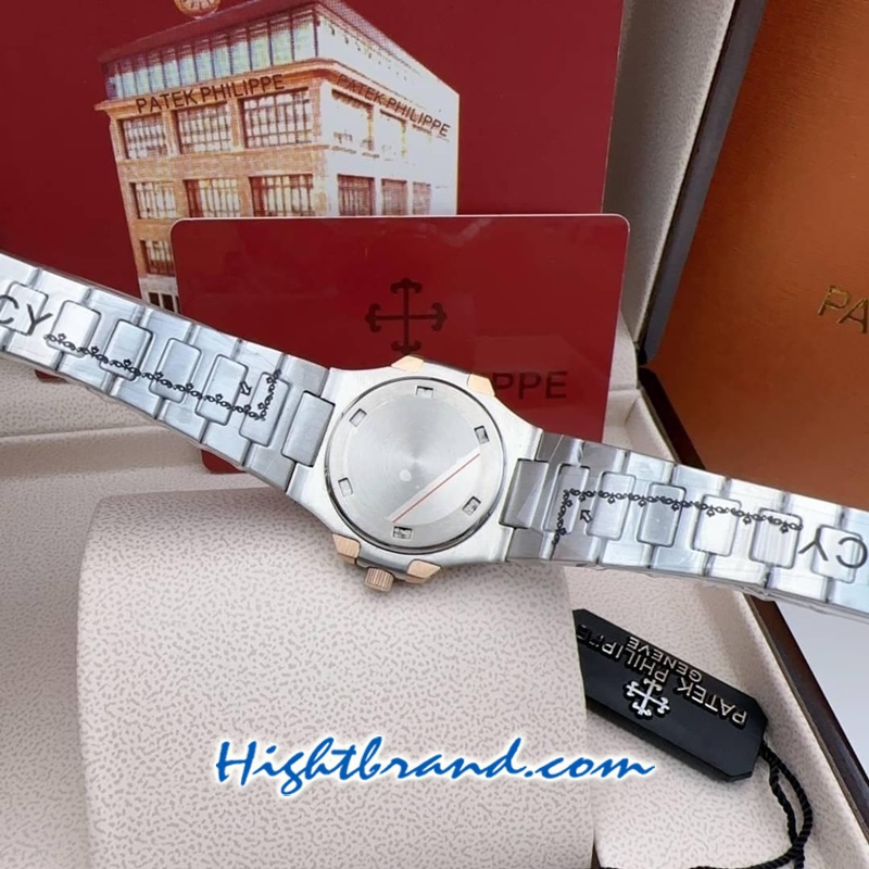 Patek Ladies Diamond 2K Black Dial 32mm Replica Watch 07