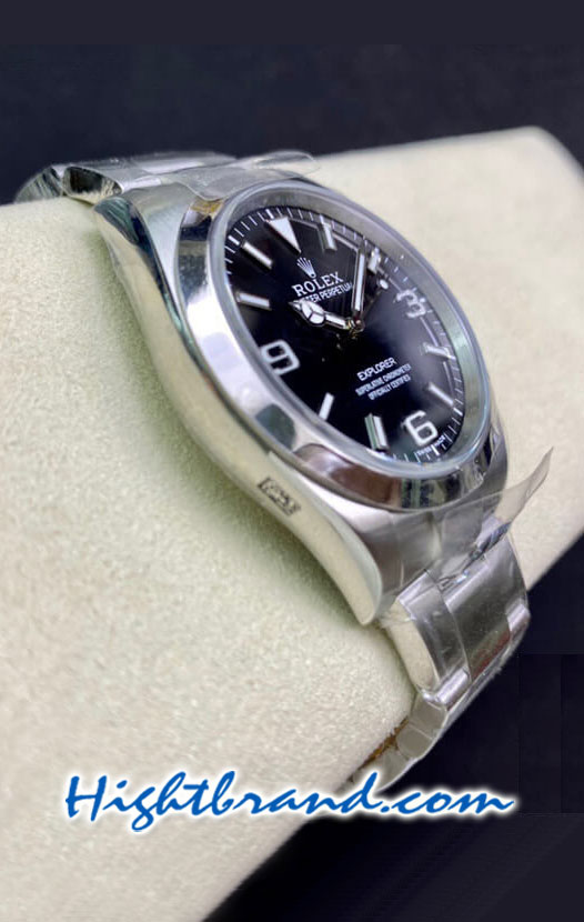 Rolex Explorer I Black Dial 36mm Swiss AR Replica Watch 03