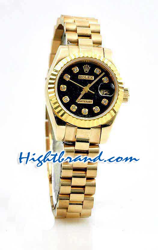 Rolex Replica Datejust Gold Ladies Watch 20
