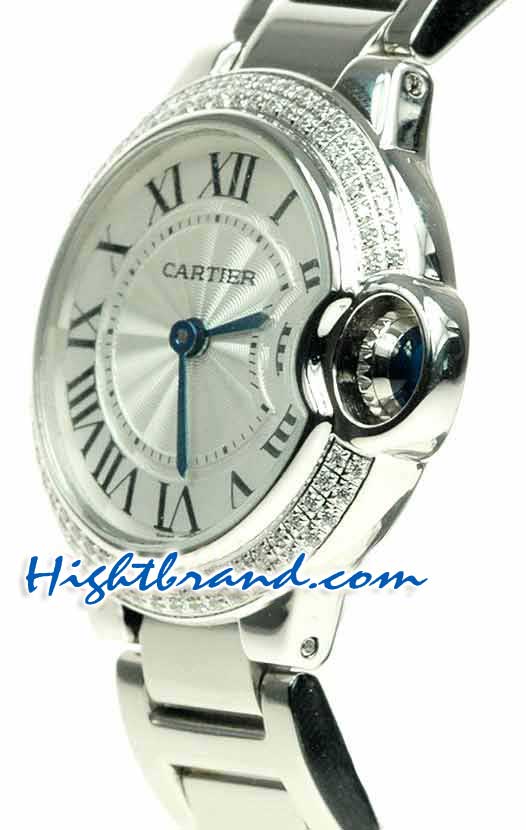 Cartier De Balloon Swiss Replica Watch - Ladies 01 Cartier De Balloon Swiss Replica Watch - Ladies 01