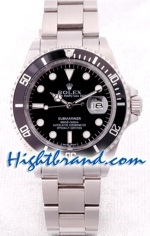 Rolex Submariner Silver Black Face